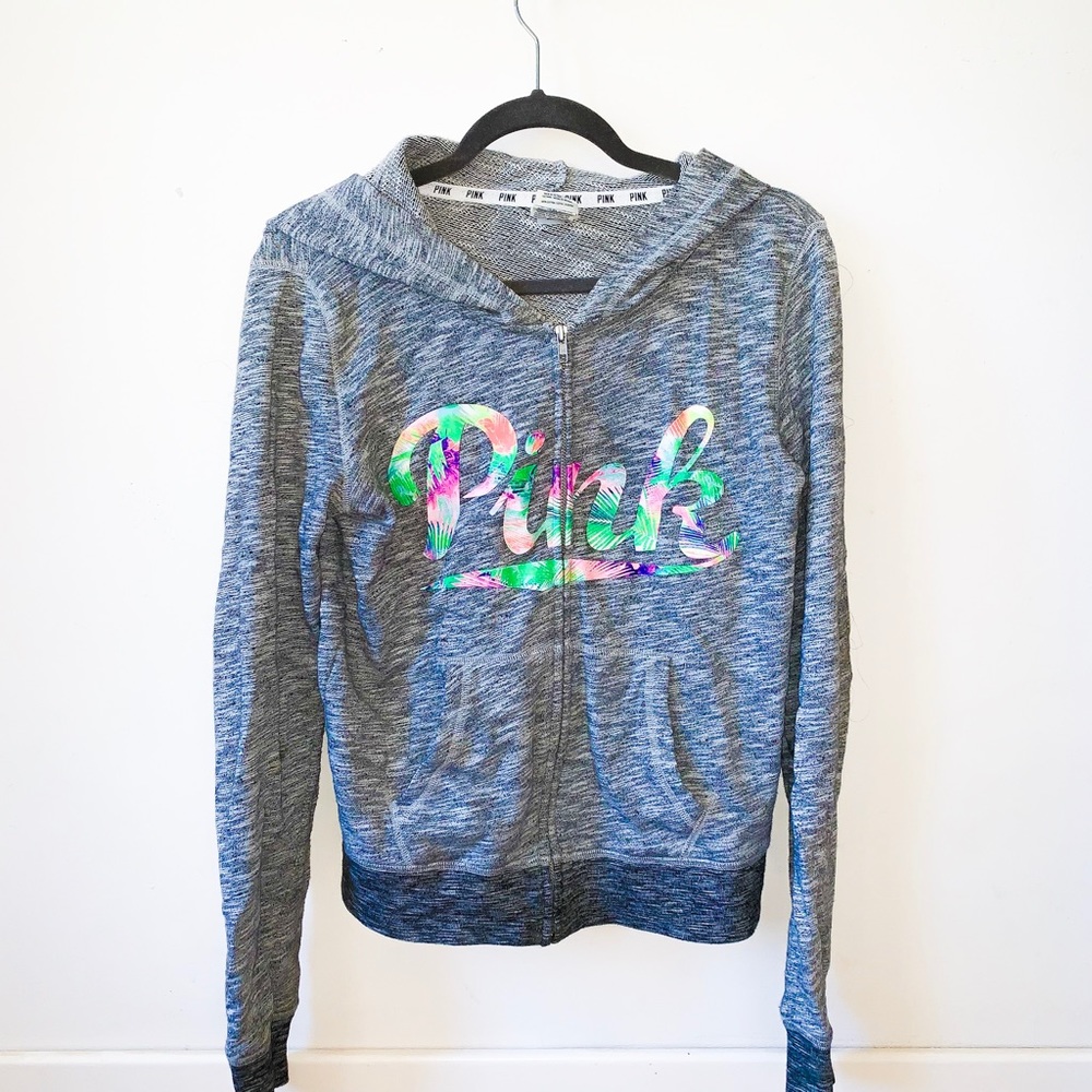 Tropical PINK zip-up